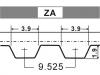 Correa dentada Timing Belt:271 713