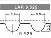 Correa dentada Timing Belt:CAM5231