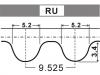 Steuerriemen Timing Belt:WE01-12-205