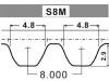 Steuerriemen Timing Belt:5586XS